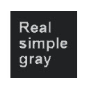 Real simple dark gray  screen for extension Chrome web store in OffiDocs Chromium