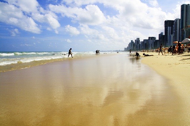 Free download Recife Beach Praia -  free photo or picture to be edited with GIMP online image editor