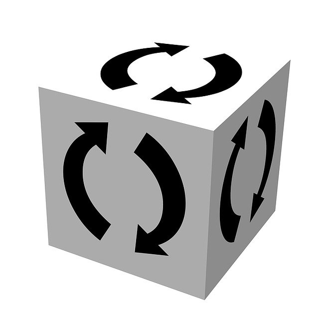 Free download Recycle Logo Cube -  free illustration to be edited with GIMP free online image editor