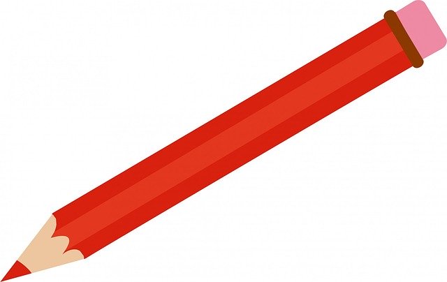 Free download Red Pencil Draw -  free illustration to be edited with GIMP free online image editor