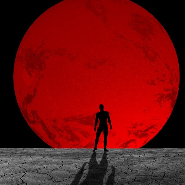 Free download Red Planet Man -  free illustration to be edited with GIMP free online image editor