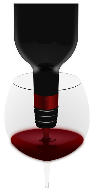 Free download Red Wine Glass Bottle - Free vector graphic on Pixabay free illustration to be edited with GIMP free online image editor