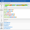 Regex101  screen for extension Chrome web store in OffiDocs Chromium