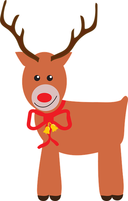 Free download Reindeer Christmas Deer - Free vector graphic on Pixabay free illustration to be edited with GIMP free online image editor