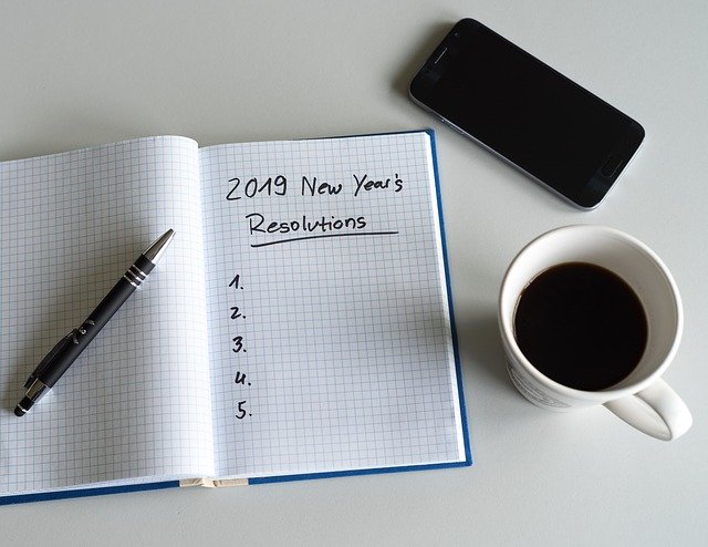 Free download Resolutions 2019 New YearS Day -  free photo or picture to be edited with GIMP online image editor