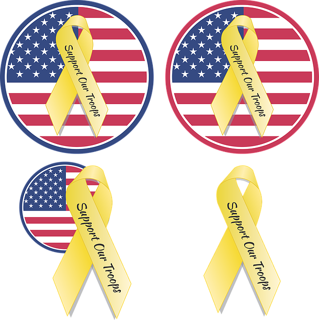 Free download Ribbon Soldier Support - Free vector graphic on Pixabay free illustration to be edited with GIMP free online image editor