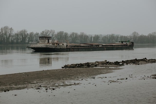 Free download river cold boat mud nature trees free picture to be edited with GIMP free online image editor