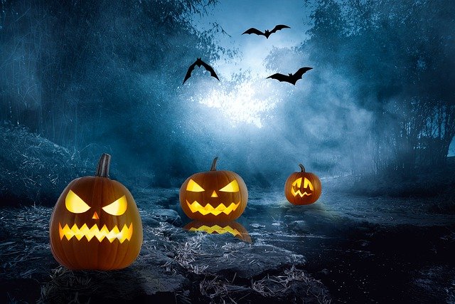 Free download river halloween haunted forest free picture to be edited with GIMP free online image editor