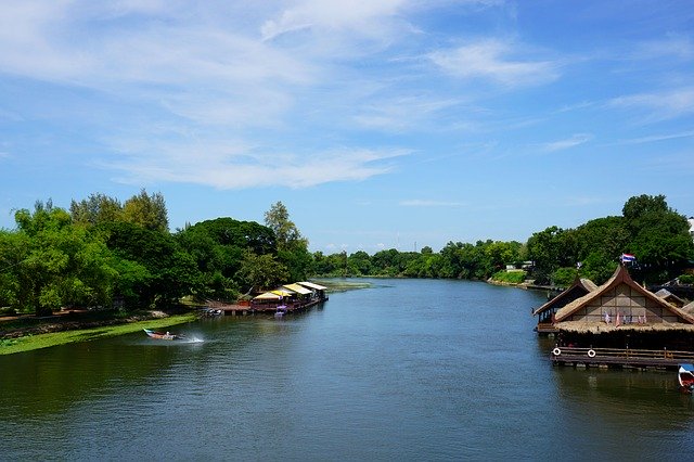 Free download River Kwai Thailand Asia -  free photo or picture to be edited with GIMP online image editor