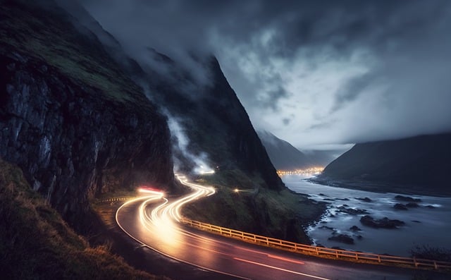 Free download road highway rain clouds mountain free picture to be edited with GIMP free online image editor