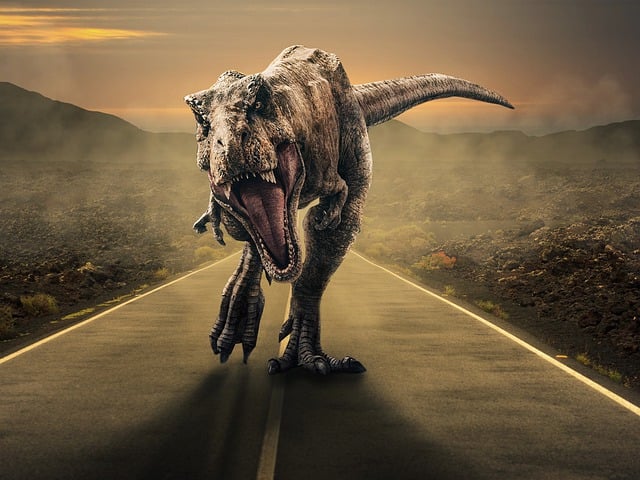 Free download road running catch dinosaur free picture to be edited with GIMP free online image editor