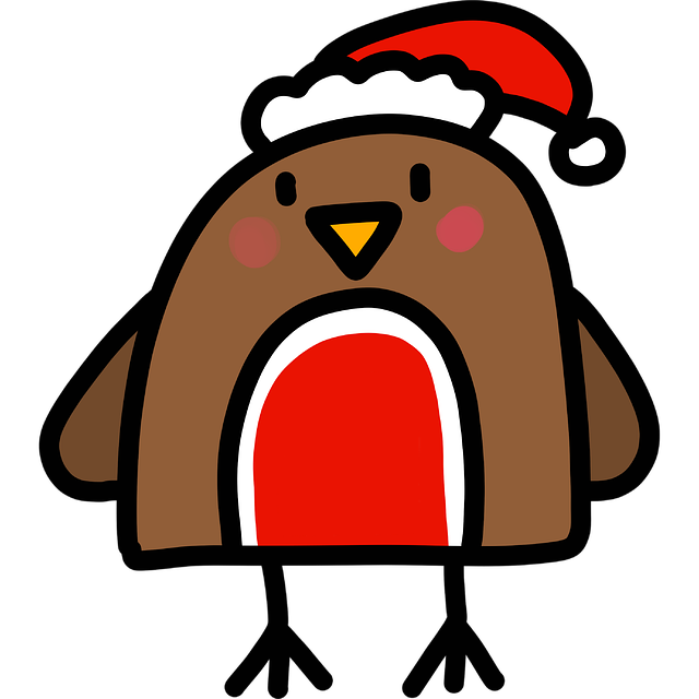 Free download Robin Christmas Bird -  free illustration to be edited with GIMP free online image editor