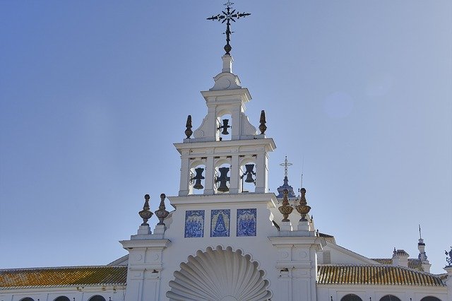 Free download Rocio Chapel Tower -  free photo or picture to be edited with GIMP online image editor