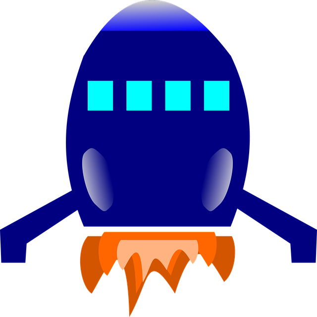 Free download Rocket Blue Fire - Free vector graphic on Pixabay free illustration to be edited with GIMP free online image editor