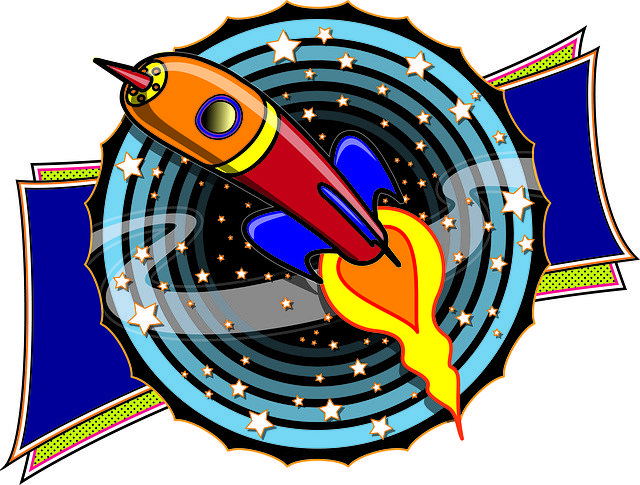 Free download Rocket Space Clipart -  free illustration to be edited with GIMP free online image editor