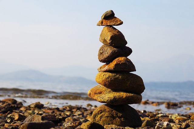 Free download rock nature sea balance beach free picture to be edited with GIMP free online image editor