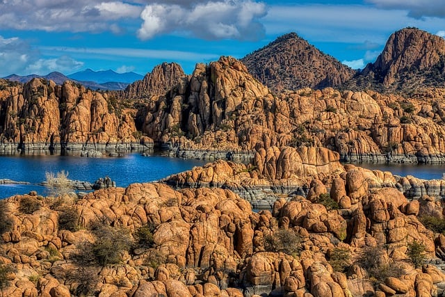 Free download rocks boulders sky clouds water free picture to be edited with GIMP free online image editor