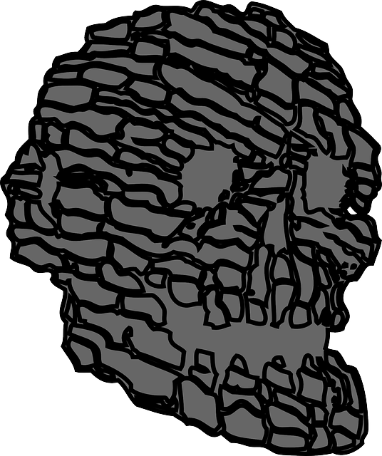 Free download Rock Skull Grey - Free vector graphic on Pixabay free illustration to be edited with GIMP free online image editor