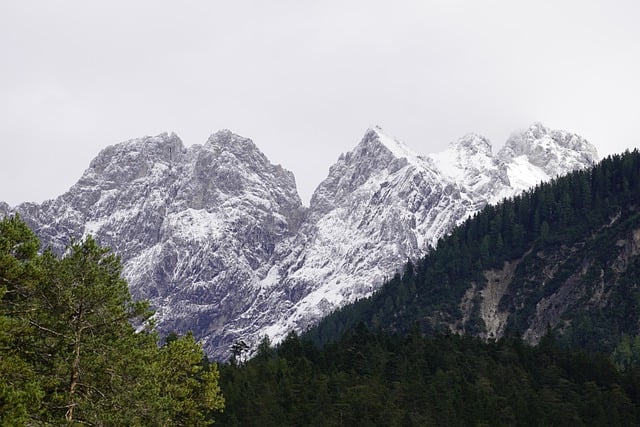 Free download rocks mountain landscape snow free picture to be edited with GIMP free online image editor