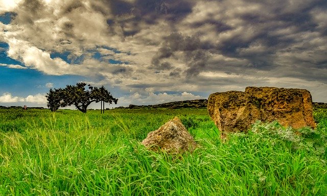 Free download Rocks Tree Landscape -  free photo or picture to be edited with GIMP online image editor