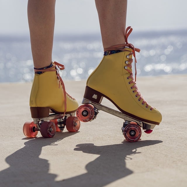 Free download roller skates wheels shoes sea free picture to be edited with GIMP free online image editor