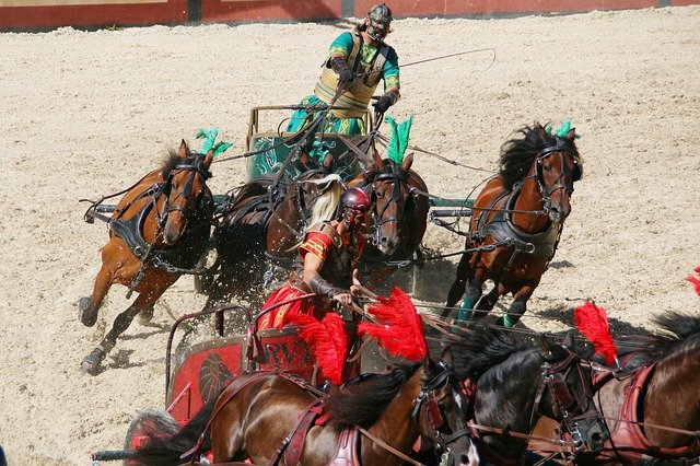 Free download Roman Chariot Race Rome -  free photo or picture to be edited with GIMP online image editor