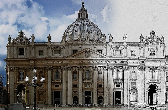 Free download Rome St PeterS Basilica Vatican -  free illustration to be edited with GIMP free online image editor