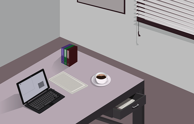 Free download Room Work Isometric Table -  free illustration to be edited with GIMP free online image editor