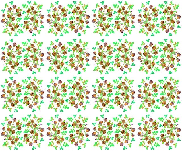 Free download Rose Pattern Roses Flowers -  free illustration to be edited with GIMP free online image editor