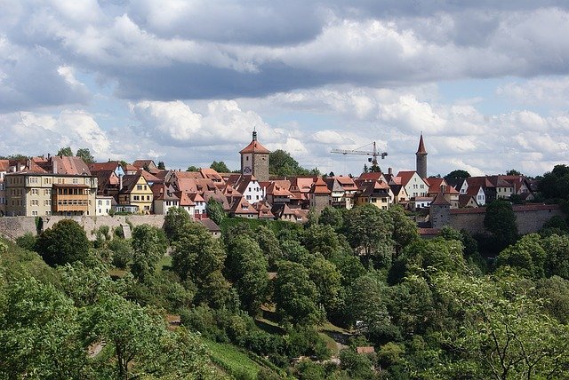 Free download rothenburg ob der tauber landscape free picture to be edited with GIMP free online image editor