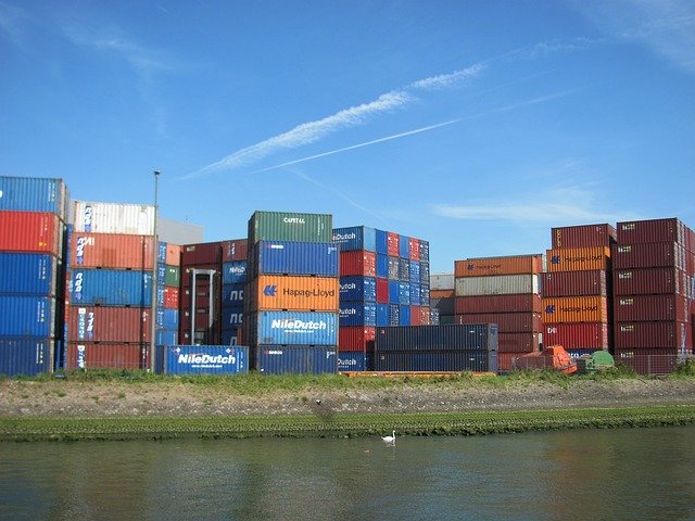 Free download Rotterdam Port Container -  free photo or picture to be edited with GIMP online image editor