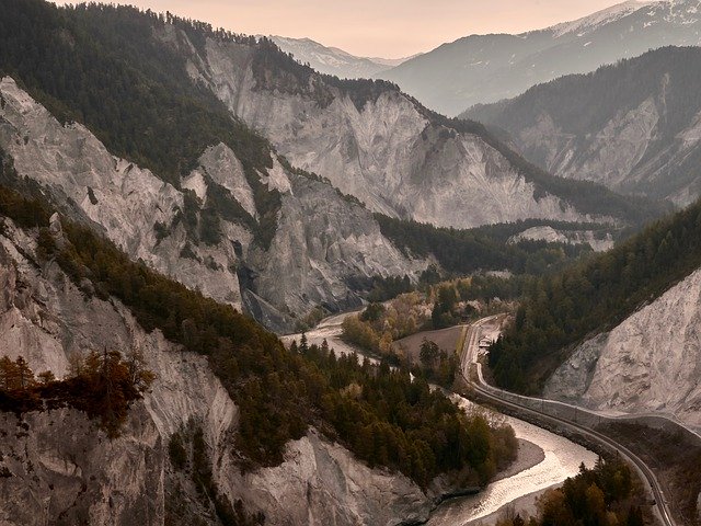 Free download Ruinaulta Rhine Gorge Rock -  free photo or picture to be edited with GIMP online image editor