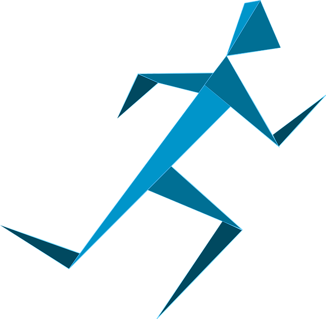 Free download Running Man Blue Sport - Free vector graphic on Pixabay free illustration to be edited with GIMP free online image editor