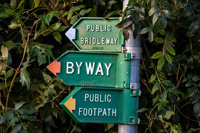 Free download Rural Sign Bridleway Byway -  free photo or picture to be edited with GIMP online image editor