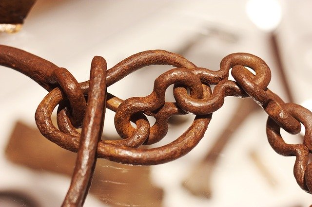 Free download Rusty Chain Metal -  free photo or picture to be edited with GIMP online image editor