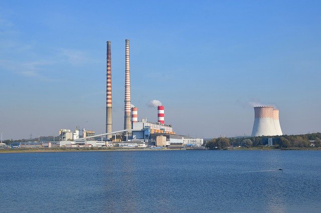 Free download Rybnik Power Station Chimneys -  free photo or picture to be edited with GIMP online image editor