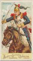 Free download Saber, from the Arms of All Nations series (N3) for Allen & Ginter Cigarettes Brands free photo or picture to be edited with GIMP online image editor