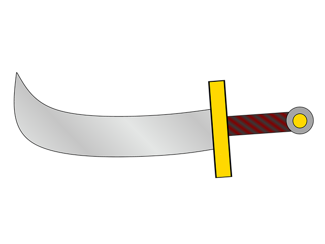 Free download Sabre Sword Crooked -  free illustration to be edited with GIMP free online image editor