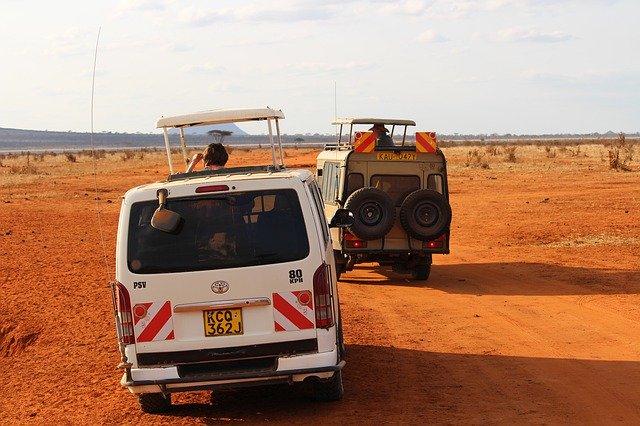 Free download Safari Tsavo East Bus -  free photo or picture to be edited with GIMP online image editor