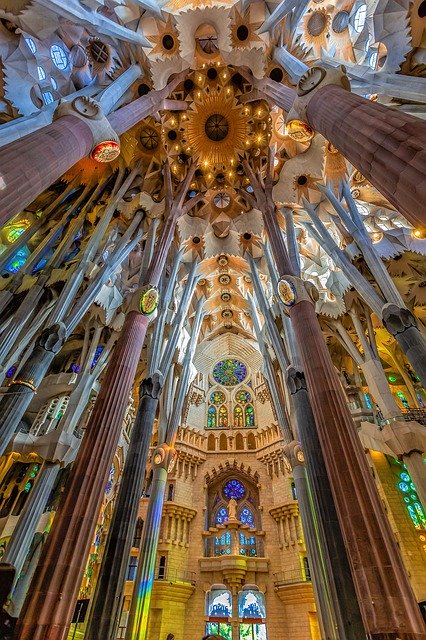 Free download Sagrada Familia Barcelona Spain -  free photo or picture to be edited with GIMP online image editor