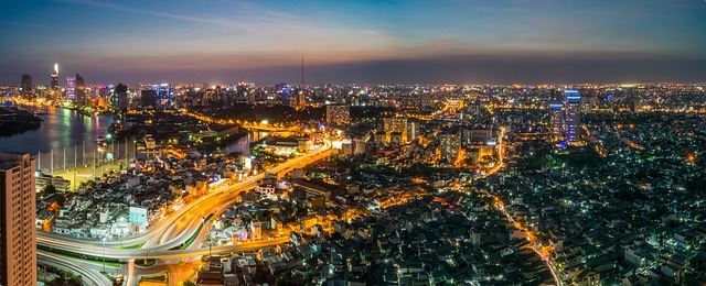 Descarga gratis el panorama de la ciudad de saigon imagen gratis de vietnam para editar con el editor de imágenes en línea gratuito GIMP