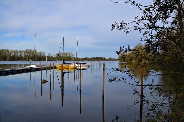 Free download sailboats lake marina bremervorde free picture to be edited with GIMP free online image editor