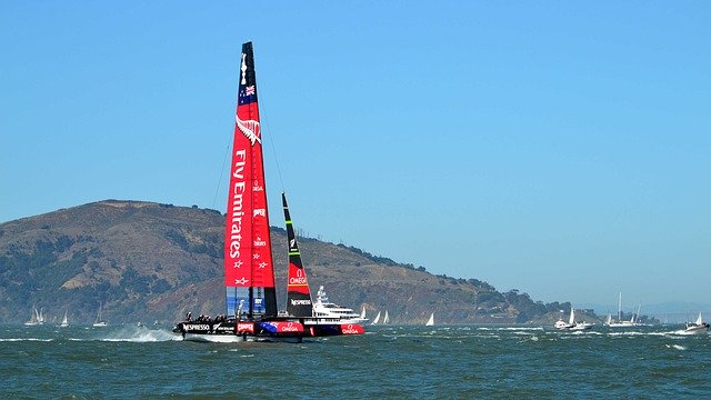 Free download Sailing AmericaS Cup New Zealand -  free photo or picture to be edited with GIMP online image editor