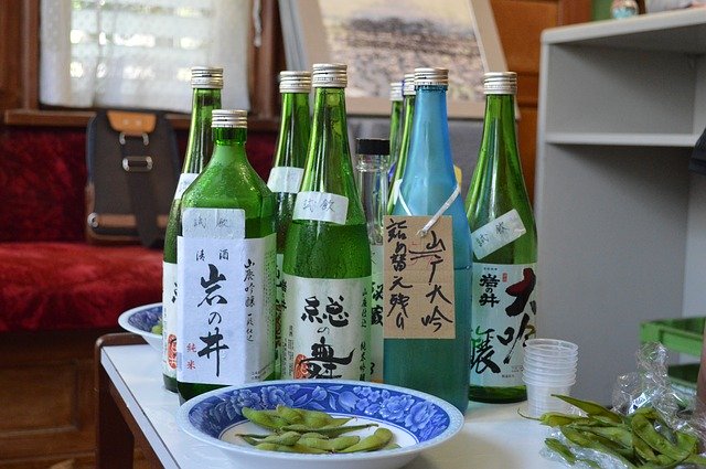 Free download Sake Japan Alcohol -  free photo or picture to be edited with GIMP online image editor