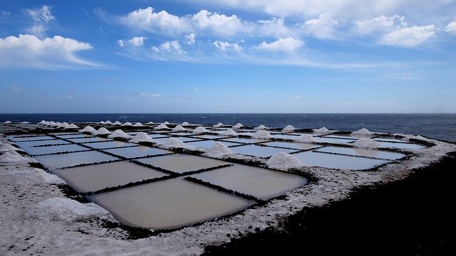 Free download Saline Sea Salt Extraction -  free photo or picture to be edited with GIMP online image editor