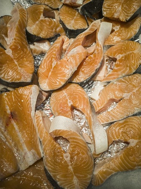 تنزيل Salmon Slice Omega3 مجانًا - صورة أو صورة مجانية ليتم تحريرها باستخدام محرر الصور عبر الإنترنت GIMP