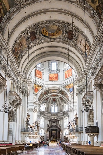 Free download salzburg cathedral church nave free picture to be edited with GIMP free online image editor