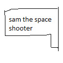 sam the space shooter  screen for extension Chrome web store in OffiDocs Chromium