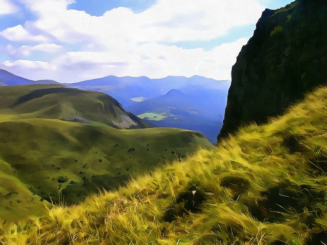 Free download Sancy Auvergne The Bourboule -  free illustration to be edited with GIMP free online image editor