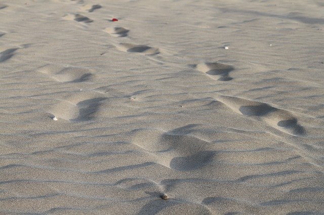 Free download Sand Footprints Walk -  free photo or picture to be edited with GIMP online image editor